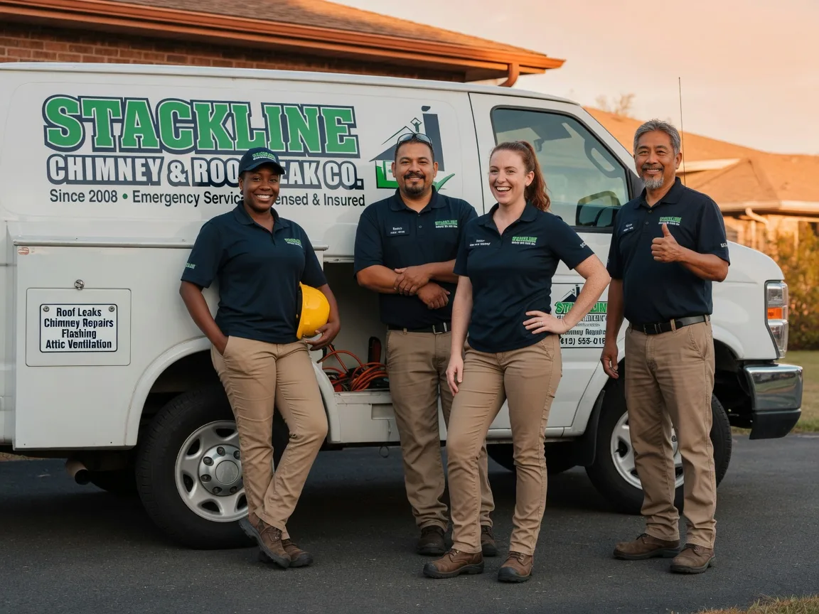 Chimney flashing repair company in Gaston, OR
